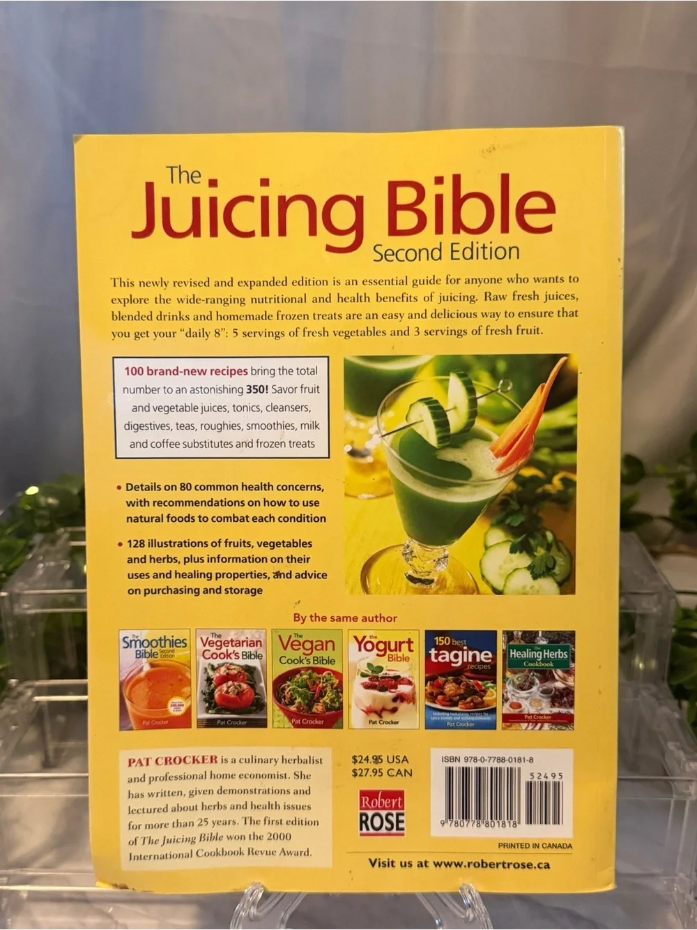 The Juicing Bible 2nd Edition Pat Crocker Paperback Recipes Health Guide